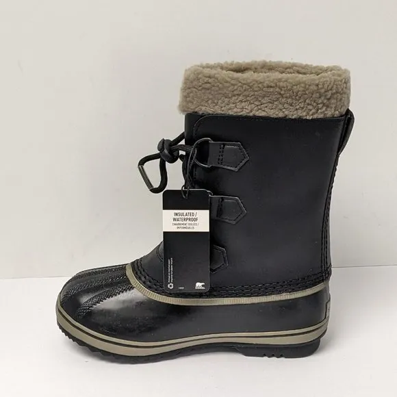 Sorel Yoot Pac TP Waterproof Winter Boots, Black, Little Kids 3 M