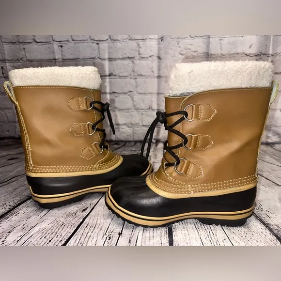 Sorel Youth 4 Yoot Pac TP Snow CARIBOU YOUTH WATERPROOF Winter Boots Insulated