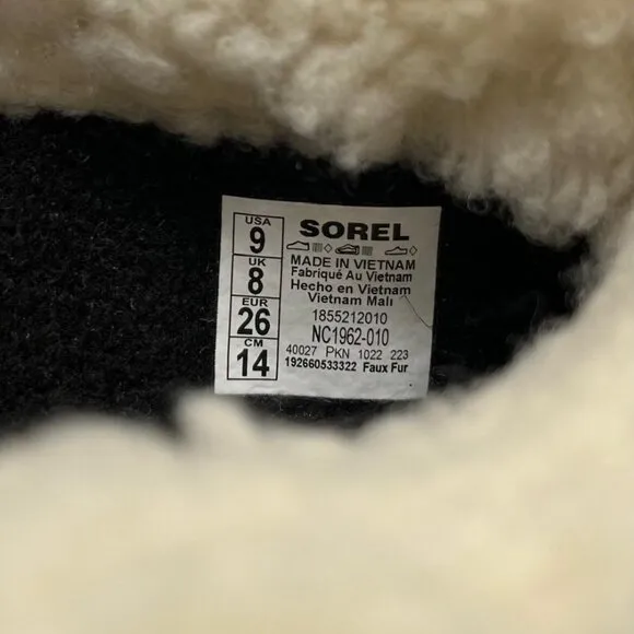 Sorel Youth Unisex Yoot Pac Nylon Insulated/Waterproof Boots, Size 9