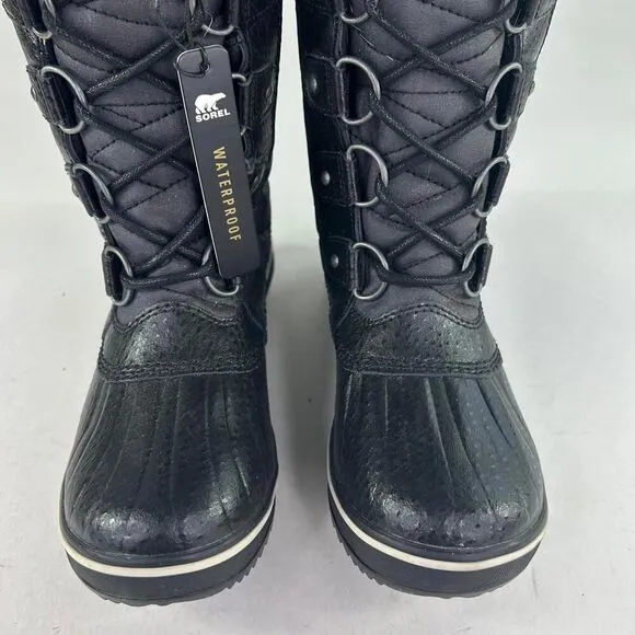 SOREL Women's Tofino ll Waterproof Boot US 5 Big Girls Black Winter Snow Boots
