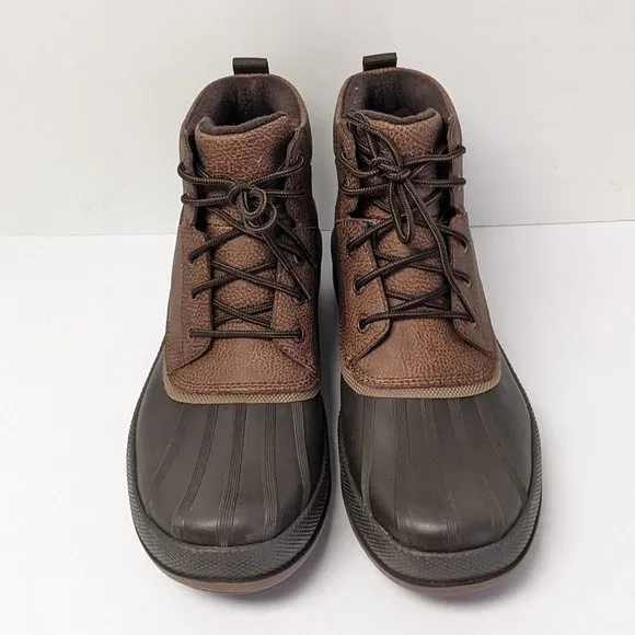 Sperry Cold Bay Chukka Waterproof Boots, Brown Coffee, Men's 10.5 M