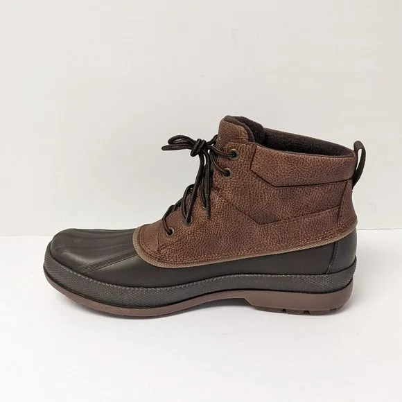 Sperry Cold Bay Chukka Waterproof Boots, Brown Coffee, Men's 10.5 M