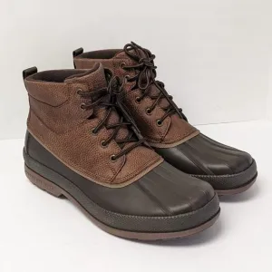 Sperry Cold Bay Chukka Waterproof Boots, Brown Coffee, Men's 10.5 M