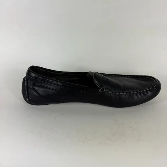 Sperry Gold Cup Harpswell Driver Loafers Mens 11.5 Black Leather Slip-On Classic