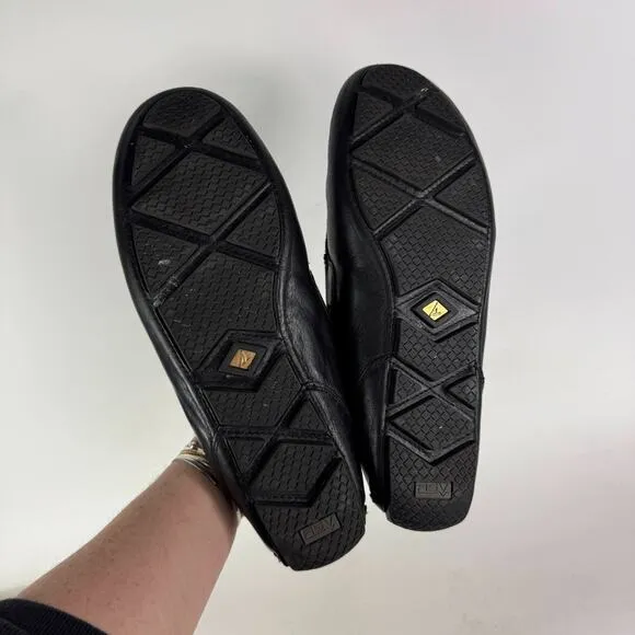 Sperry Gold Cup Harpswell Driver Loafers Mens 11.5 Black Leather Slip-On Classic