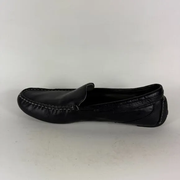 Sperry Gold Cup Harpswell Driver Loafers Mens 11.5 Black Leather Slip-On Classic