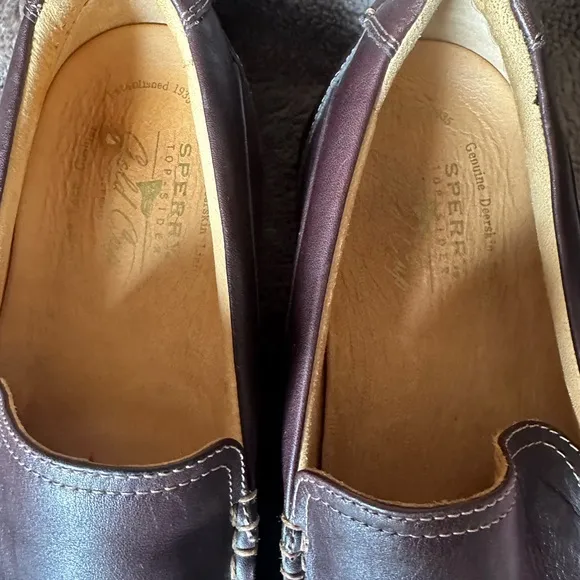 Sperry Gold Cup Leather Boat Slip-On Loafers Moccasin Design Sz 13M