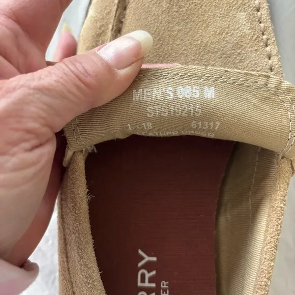 Sperry Top sider tan suede leather loafers SZ 8.5 M NWOT