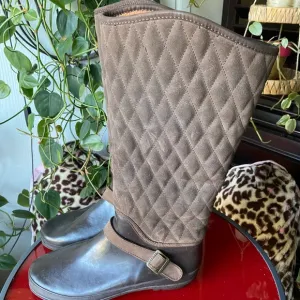 Sperry top-sider waterproof insulated quilted fleece rubber winterboots w/buckle