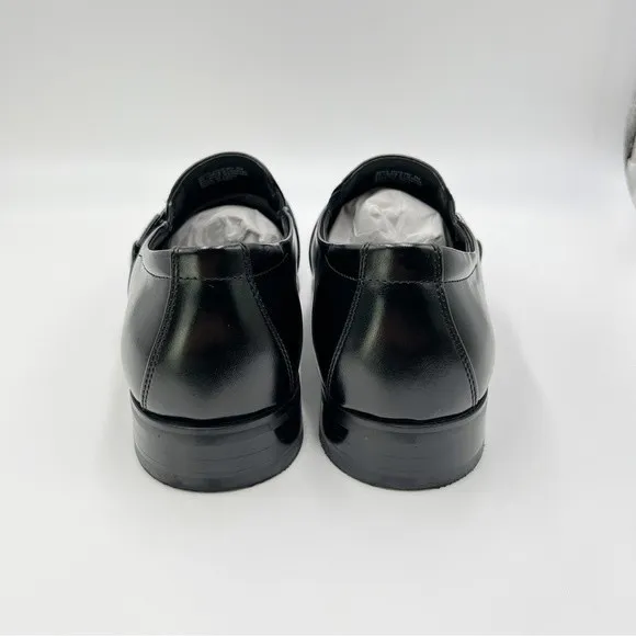Stacy Adams Boys Bartley Moc Toe Slip On Loafers Dress Shoes Black Size 5