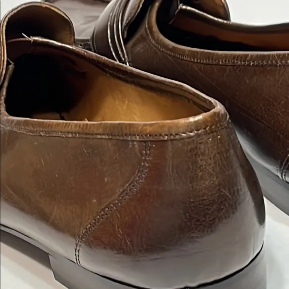 Stanley Blacker made in Italy size 13 Classic Brown Leather Loafers