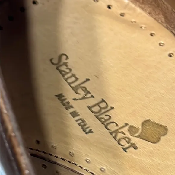 Stanley Blacker made in Italy size 13 Classic Brown Leather Loafers