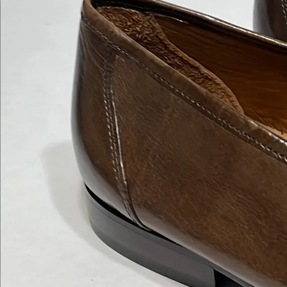 Stanley Blacker made in Italy size 13 Classic Brown Leather Loafers