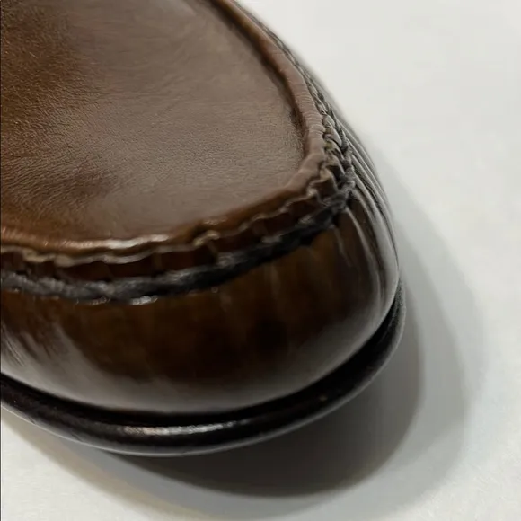 Stanley Blacker made in Italy size 13 Classic Brown Leather Loafers