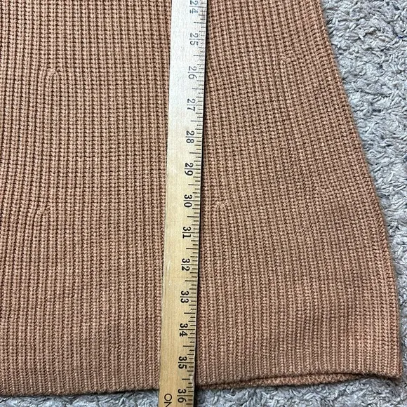 STAUD Marylebone Sweater Dress in Camel NWT Size Small