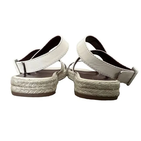 Staud Lara Cream Espadrilles Size 40 US 10