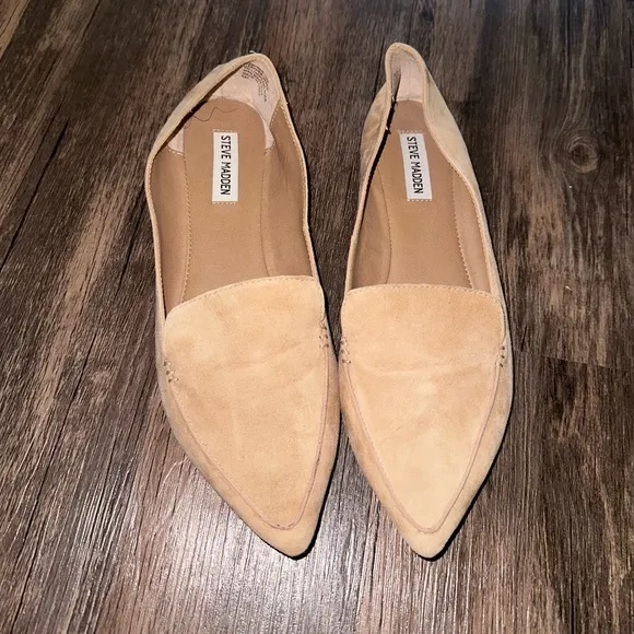 Steve Madden Feather Pointed Flats Loafers size 11 M