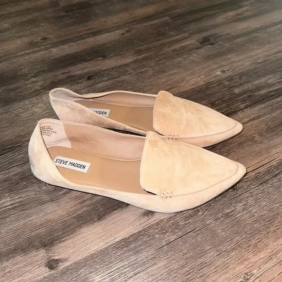 Steve Madden Feather Pointed Flats Loafers size 11 M