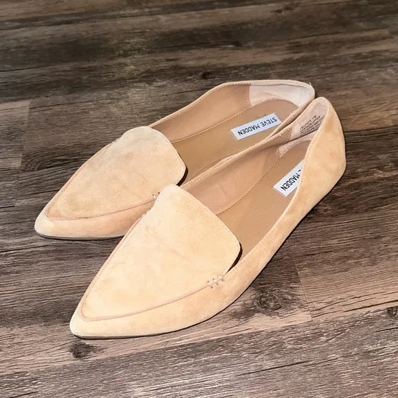 Steve Madden Feather Pointed Flats Loafers size 11 M