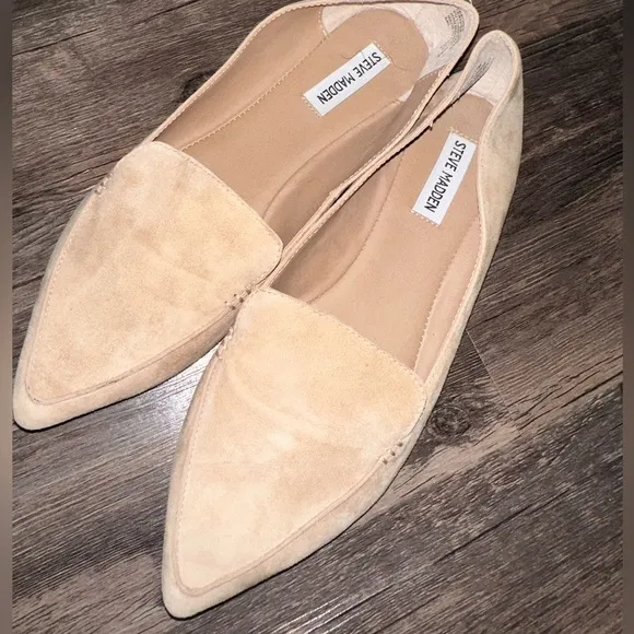 Steve Madden Feather Pointed Flats Loafers size 11 M