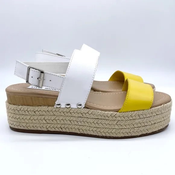 Steve Madden Fifer Espadrilles Platform Sandals 8.5
