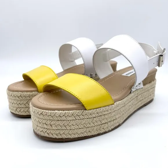 Steve Madden Fifer Espadrilles Platform Sandals 8.5