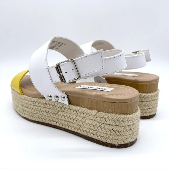Steve Madden Fifer Espadrilles Platform Sandals 8.5