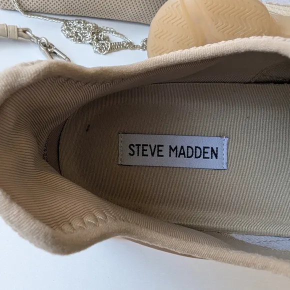 Steve Madden Tan Retro-Inspired Sneakers   Crossbody Bag