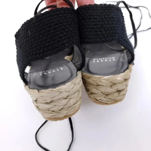 Stuart Weitzman Espadrilles Patterned Eyelet 7M