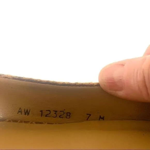 Stuart Weizman Bronze Snakeskin Pointed Flats