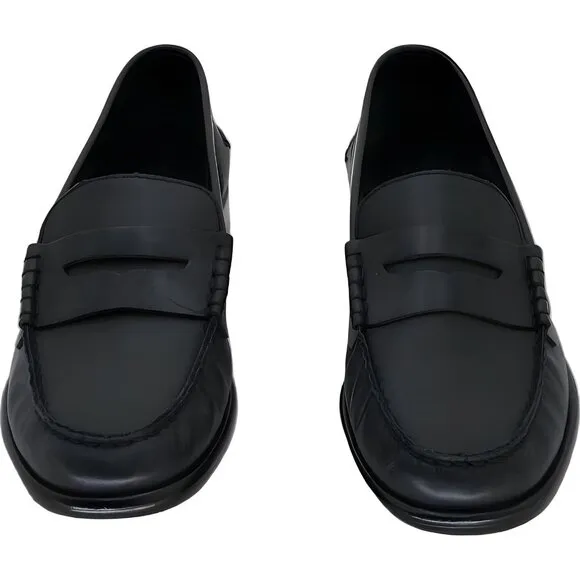 Stylish Women's Black Leather Loafers by Rag &amp; Bone EU 37.5