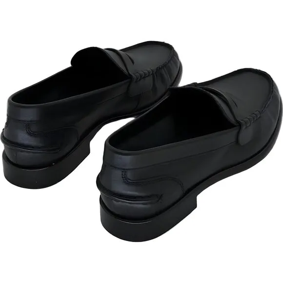Stylish Women's Black Leather Loafers by Rag &amp; Bone EU 37.5