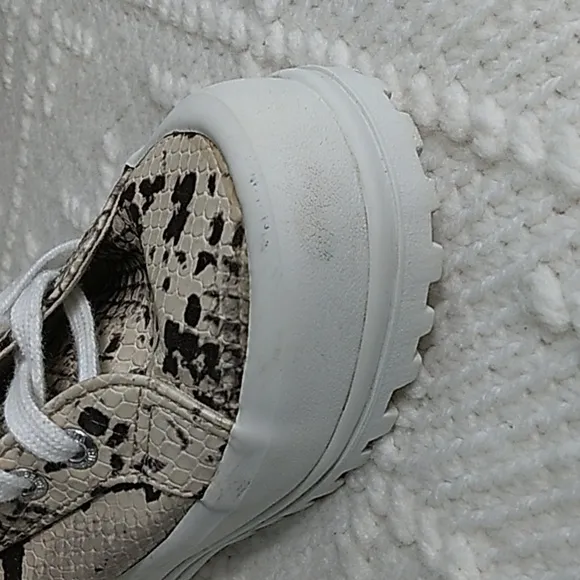 Superga High top snake print sneakers size 6.5