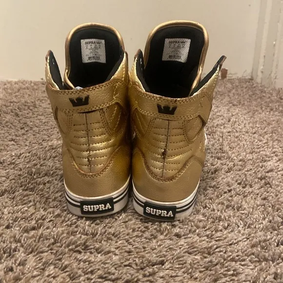 Supra Black High-Top Sneakers for Kids