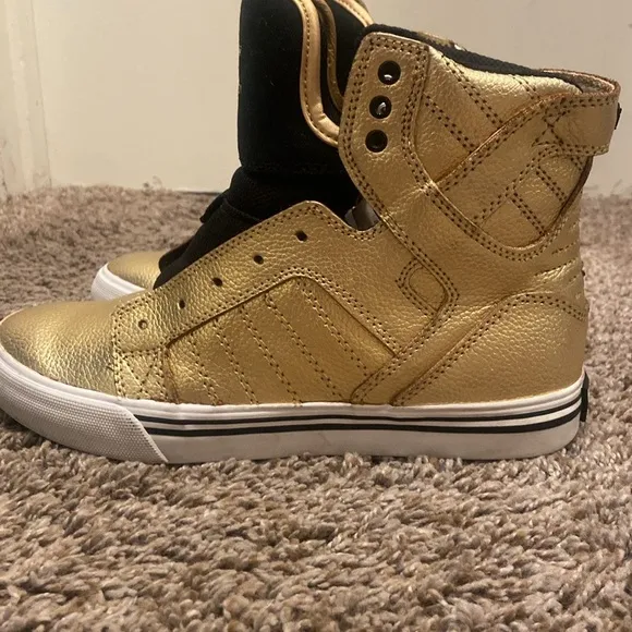Supra Black High-Top Sneakers for Kids