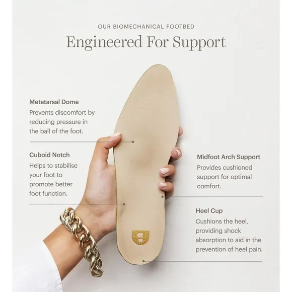 Surfbird Peony Cream Leather Ballet Flats