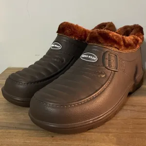 Swiss Wear Limited Edition Fur Insulated Water Repellent Slip On Boots Men’s 12