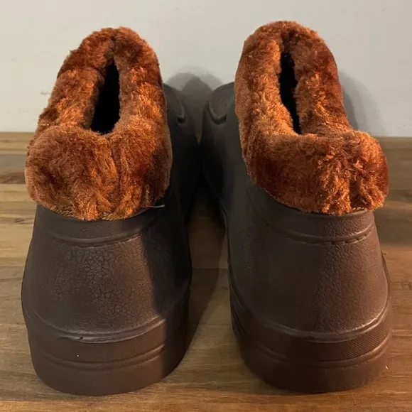 Swiss Wear Limited Edition Fur Insulated Water Repellent Slip On Boots Men’s 12