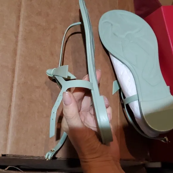 Sz 36 and 42 NIB $395 Alexandre Birman rubber flat sandals