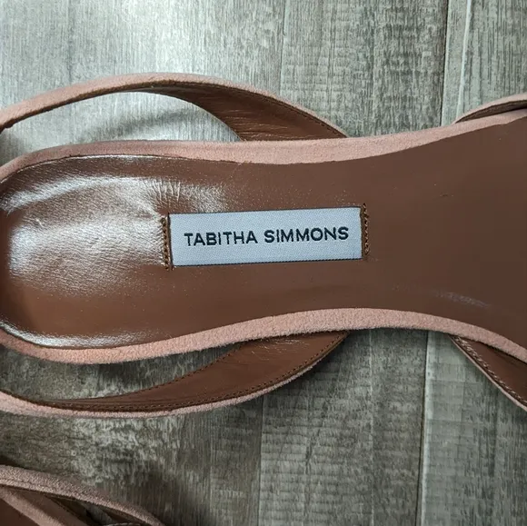 Tabitha Simmons Vera Blush Suede Pointed Toe Flats