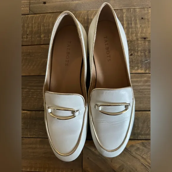 Talbots Cassidy Soft Nappa Leather Loafers Size 8.5