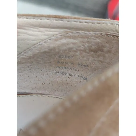 Tan Suede Calvin Klein Flats sz 8.5