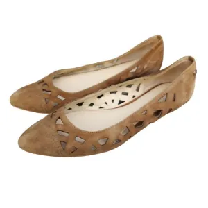 Tan Suede Calvin Klein Flats sz 8.5