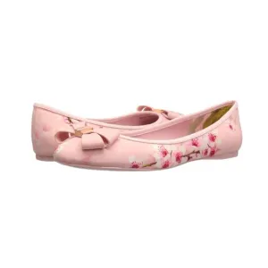 Ted Baker Immep Ballet Bow Tie Flats Blossom Print Size 9