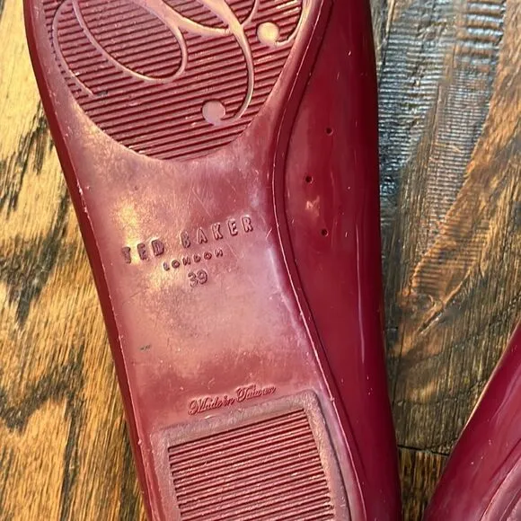 Ted Baker  London Jelly Flats Size 11
