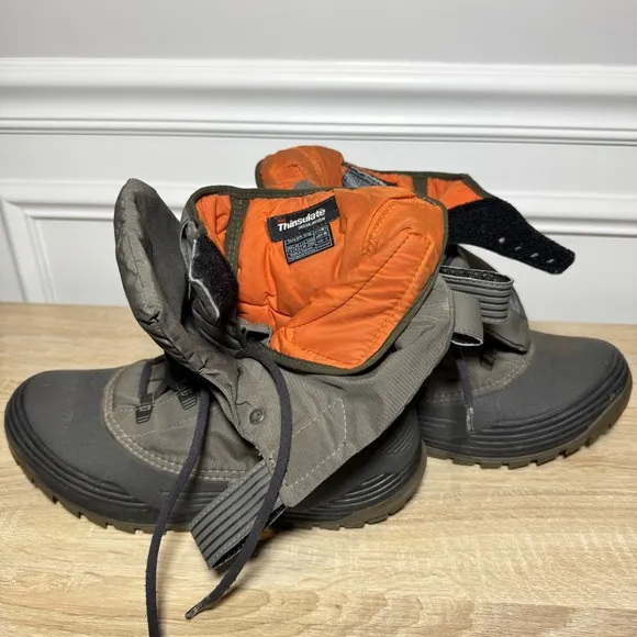 Teva Chair 5 Waterproof Snow Boots Thinsulate Insert Men Size 7.5 PRE OWNED BLK