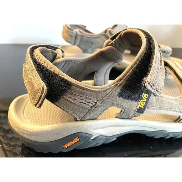 Teva Hudson Outdoor River Strappy Sandal Gray Men Size 12 New