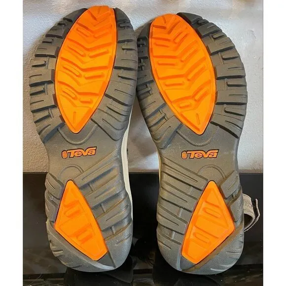 Teva Hudson Outdoor River Strappy Sandal Gray Men Size 12 New