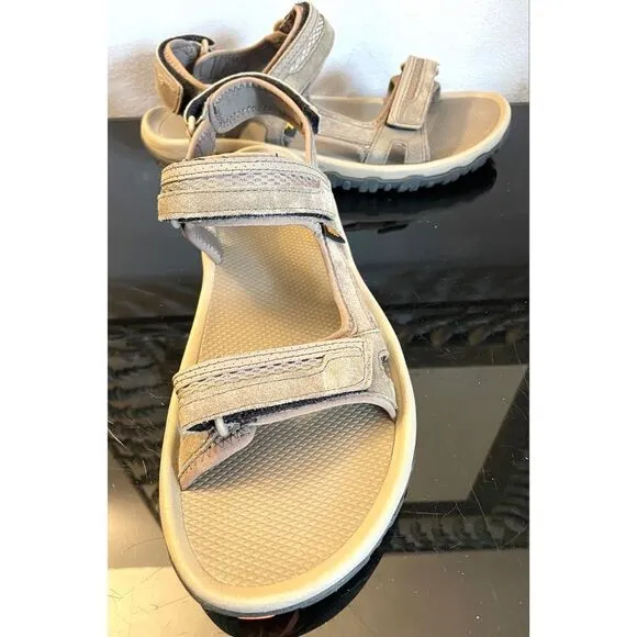 Teva Hudson Outdoor River Strappy Sandal Gray Men Size 12 New