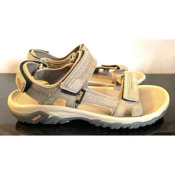 Teva Hudson Outdoor River Strappy Sandal Gray Men Size 12 New
